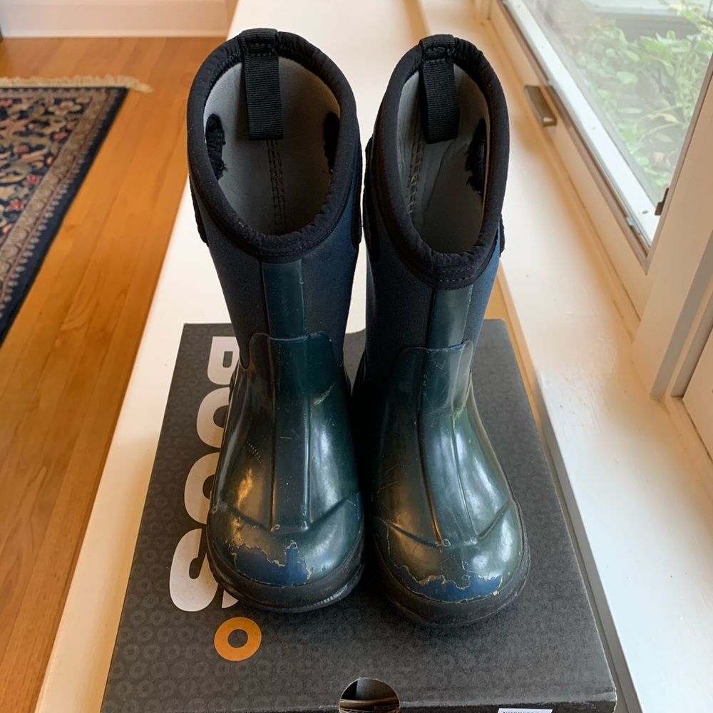 Bogs Toddler Classic Solid Navy Size 9 Kids